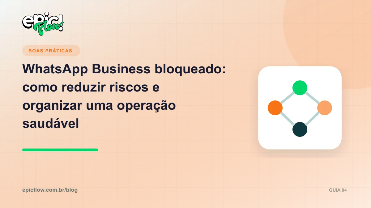 Ilustração de proteç�ão e boas práticas para uma conta do WhatsApp Business